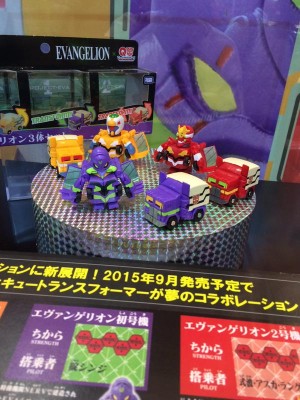 Transformers News: Wonderfest 2015 - Takara Tomy Q Transformers Evangelion Crossover