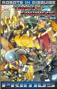 Transformers News: Reviewing IDW's Robot's In Disguise ANNUAL 2012 - The BIG DEAL!