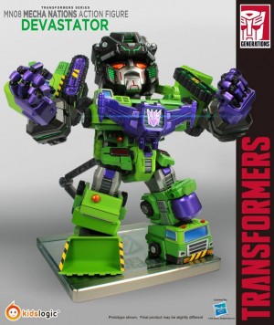 Transformers News: Kids Logic G1 Mecha Nations MN08 Devastator and Constructicons