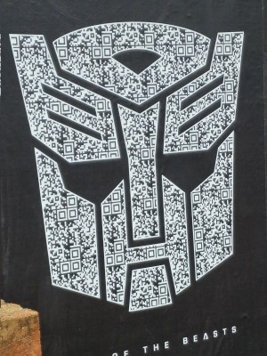 Transformers News: Posters for Transformers Rise of the Beasts Found in UK with QR Codes Leading to Youtube
