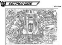 Transformers News: The Ark Addendum - The Destron Base of Masterforce (part 3)