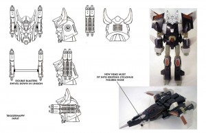 Transformers News: G2 Megatron and Triggerhappy Unused Universe Designs