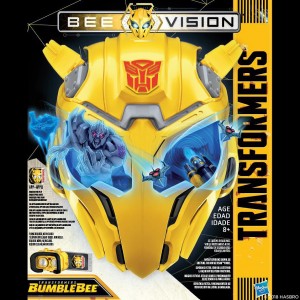 Official Images for Transformers Bumblebee Movie Bee Vision Mask #JoinTheBuzz #HasbroSDCC
