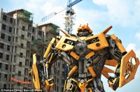 Transformers News: Transformers Replicas Appear in China at Site of Possible Transformers Theme Park