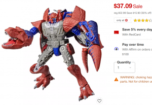 Transformers News: Kingdom T-Wrecks on sale for $37.09 at Target