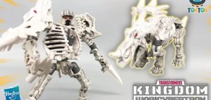 Transformers News: New Video Review of Transformers Kingdom Deluxe Class Fossilizer Ractonite