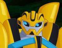 Transformers News: Transformers: Rescue Bots "Bumblebee to the Rescue" Promo Image