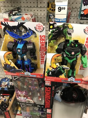 Transformers News: Robots in Disguise Combiner Force 3-Step Thunderhoof and Grimlock Sighted