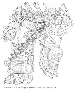 Transformers News: Transformers Generations Combiner Wars Bruticus Art by Marcelo Matere