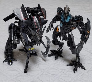 Transformers News: Image Showing Size Comparison Between Studio Series Leader Class The Fallen and Jetfire