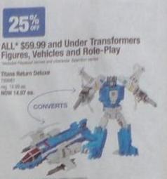 Transformers News: 25% Off Most Transformers Figures at Toysrus Canada From April 28 to May 4 2017