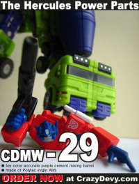Transformers News: CDMW-29 The Hercules Power Parts Purple Mixing Barrel