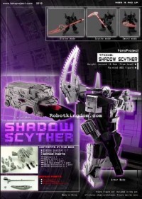Transformers News: ROBOTKINGDOM .COM Newsletter #1142 - TFX-04B Shadow Scyther Trailer Set Upgrade kit