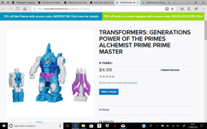Transformers News: Transformers Power of the Primes Prime Masters Wave 2 now online at Hasbro Toy Shop