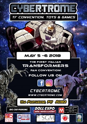 Transformers News: Cybertrome 2018 - 5-6 May, Rome, Italy
