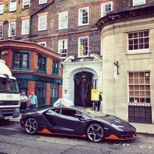 Transformers News: Images from London Set - Transformers: The Last Knight, with Wahlberg, Haddock, Hot Rod, Bumblebee