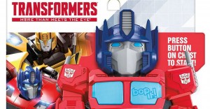 Transformers News: Jon Bailey Showcases Bop It Optimus Prime which he Voices