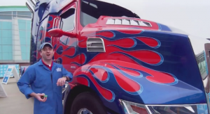 Transformers News: Optimus Prime big rig video / blog from The Children’s Museum of Indianapolis