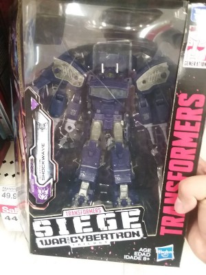 Transformers News: WFC Siege Leader Shockwave sighted at US retail (Target in Georgetown, Central Texas)