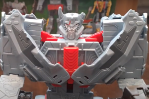 Transformers News: Video Reviews for Transformers Cyberverse Dinobots Unite Slugtron and Bumbleswoop Combiners
