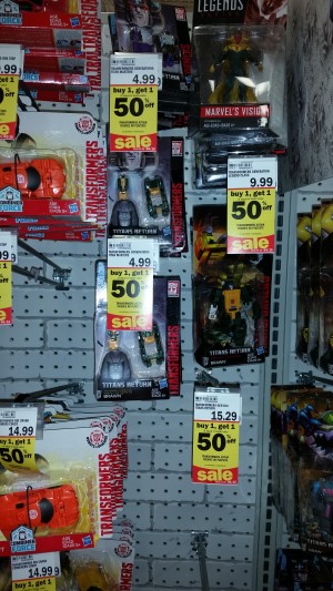 Transformers News: Transformers Figures Buy 1 Get 1 50% Sale at Meijer