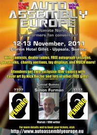 Transformers News: Announcing Auto Assembly Europe!