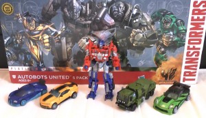 Transformers News: Video Review - Transformers: Age of Extinction Autobots United Platinum Set