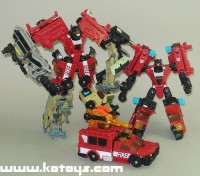 Transformers News: Extensive Look at Power Core Combiners 5-Pack Bombshock and 2-Pack Smolder with Chopster