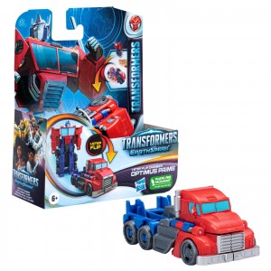 Review for Transformers Earthspark One Step Flip Changer Optimus Prime Shows New Gimmick
