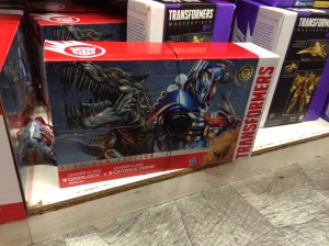 Transformers News: Platinum Edition Leader Class Grimlock And Optimus Prime 2-Pack Found At Retail