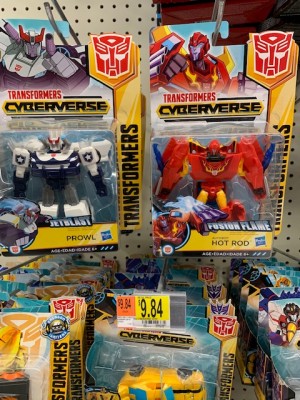 Transformers News: Transformers Cyberverse Warrior Class Prowl and Hot Rod found at US retail
