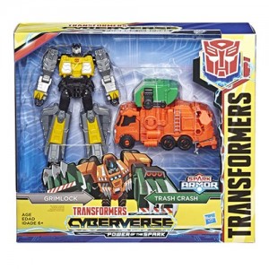 Transformers News: Official Images of Transformers Cyberverse Spark Armor Grimlock, Ratchet, and Shockwave