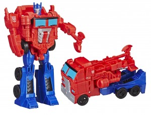 Transformers News: Transformers: Cyberverse 1-Step Changers Optimus Prime and Prowl Video Reviews