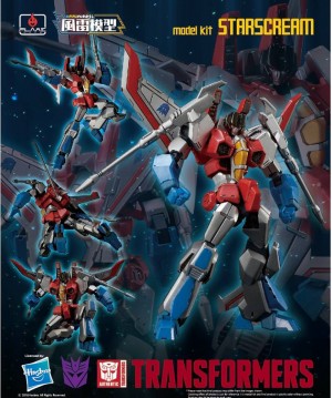 Transformers News: Flame Toys Furai Model Kit Starscream New Images, Pre-Orders Live