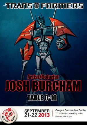 Transformers News: Josh Burcham Attending Rose City Comic Con, Portland, This Weekend