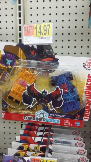 Transformers News: Transformers: Robots in Disguise Combiner Force Dragbreak and Shocknado at US Retail