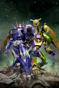 Transformers News: Transformers Prime: Rage of the Dinobots #3 Clean Cover Revealed