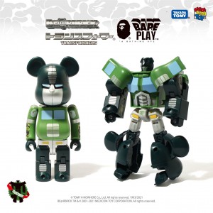 Transformers News: Images of New Exclusive BAPE Transformers Bearbrick Optimus