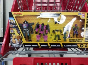Transformers News: New Buzzworthy Bumblebee Crash Combiners and Worlds Collide 4 Pack Found in US at Target