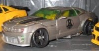 Transformers News: Dark Of The Moon Silver Bumblebee Repaint Revealed
