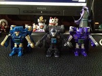 Transformers News: Transformers Bot Shots Decepticon Brawl, Shockwave, and Ironhide 3 Pack In-Hand Images