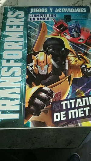 Transformers 'Evergreen' Activity Book Spotted in Argentina