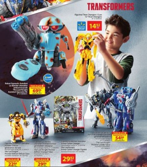 Transformers News: Transformers Prominently Featured in Both Toysrus and Walmart Holiday Guides in Canada