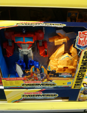 Transformers News: Transformers Cyberverse Ark Power Optimus Prime Sighted At UK Retail