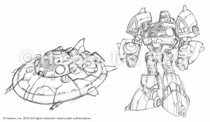 Transformers Generations Cosmos and Payload Concept Art - Emiliano Santalucia
