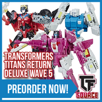 Transformers News: TFsource News! TR Misfire, Windblade & Twintwist, DNA Susanoo, MP Movie Prime / Bumblebee & more!