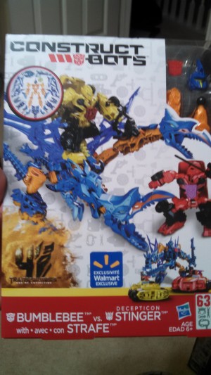 Transformers News: Construct Bots Bumblebee With Strafe VS Decepticon Stinger Found At Retail