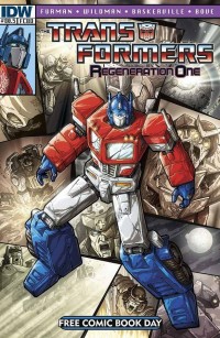 Transformers News: Today is Free Comic Book Day! - Transformers: Regeneration One 80.5 Now Available