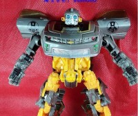 Transformers News: DOTM Silver Bumblebee Repaint Robot Mode
