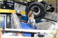 Transformers News: Rosie Huntington-Whiteley At TF3 Set: New Photos!